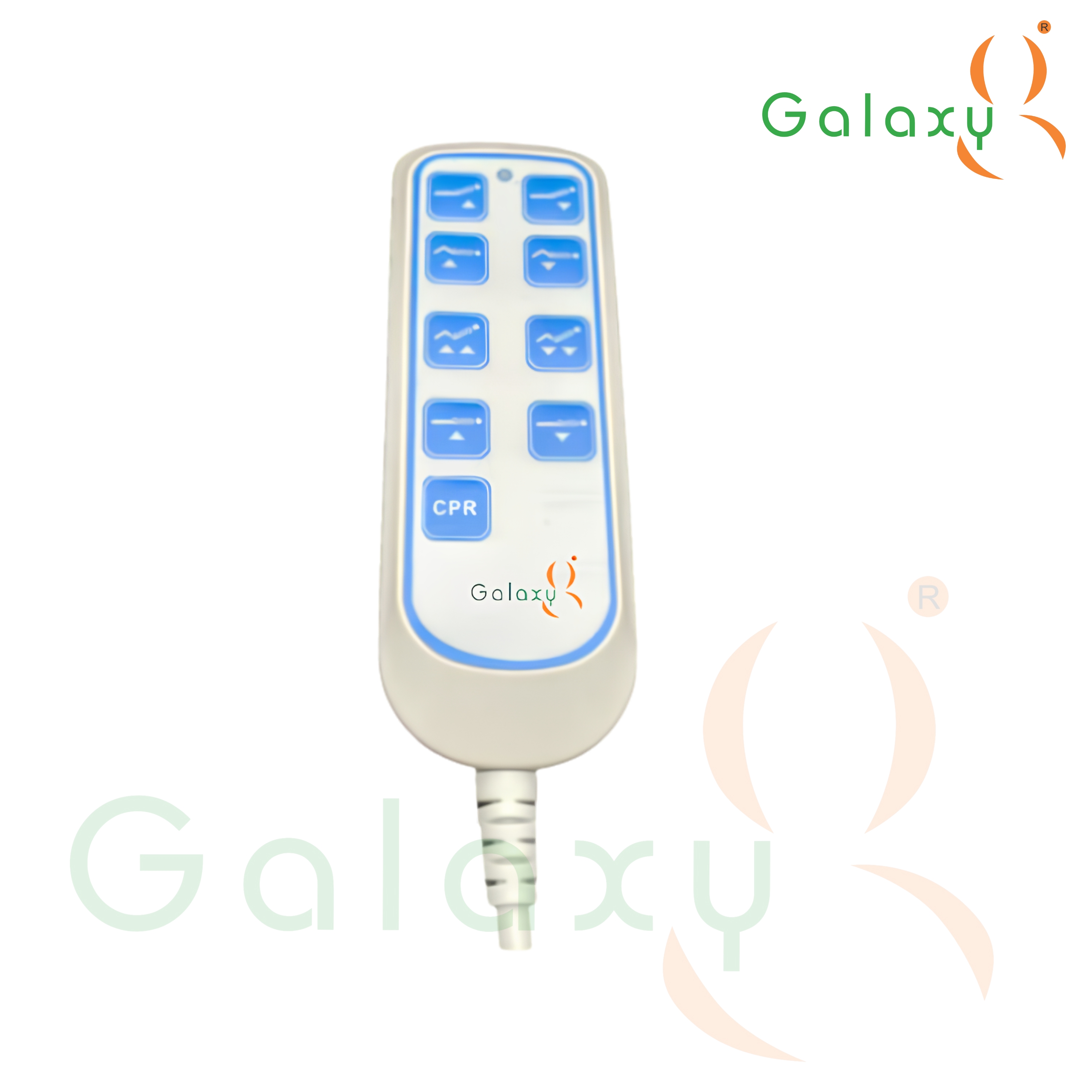 Medical Hospital Adjustable Patient Bed Remote Control  Panel 9 -Button  Actuator Hand Control Linear for 3 Actuators with Permanent Magnet Construction image 8