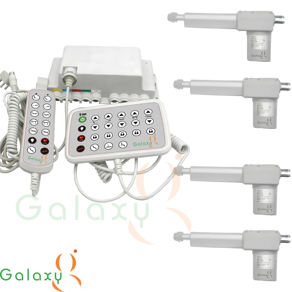 Galaxy ICU Medical Bed Wired Remote Controller Linear Actuator Control Box Nurse Panel 1-4pcs Permanent Magnet Brush Commutation image 3