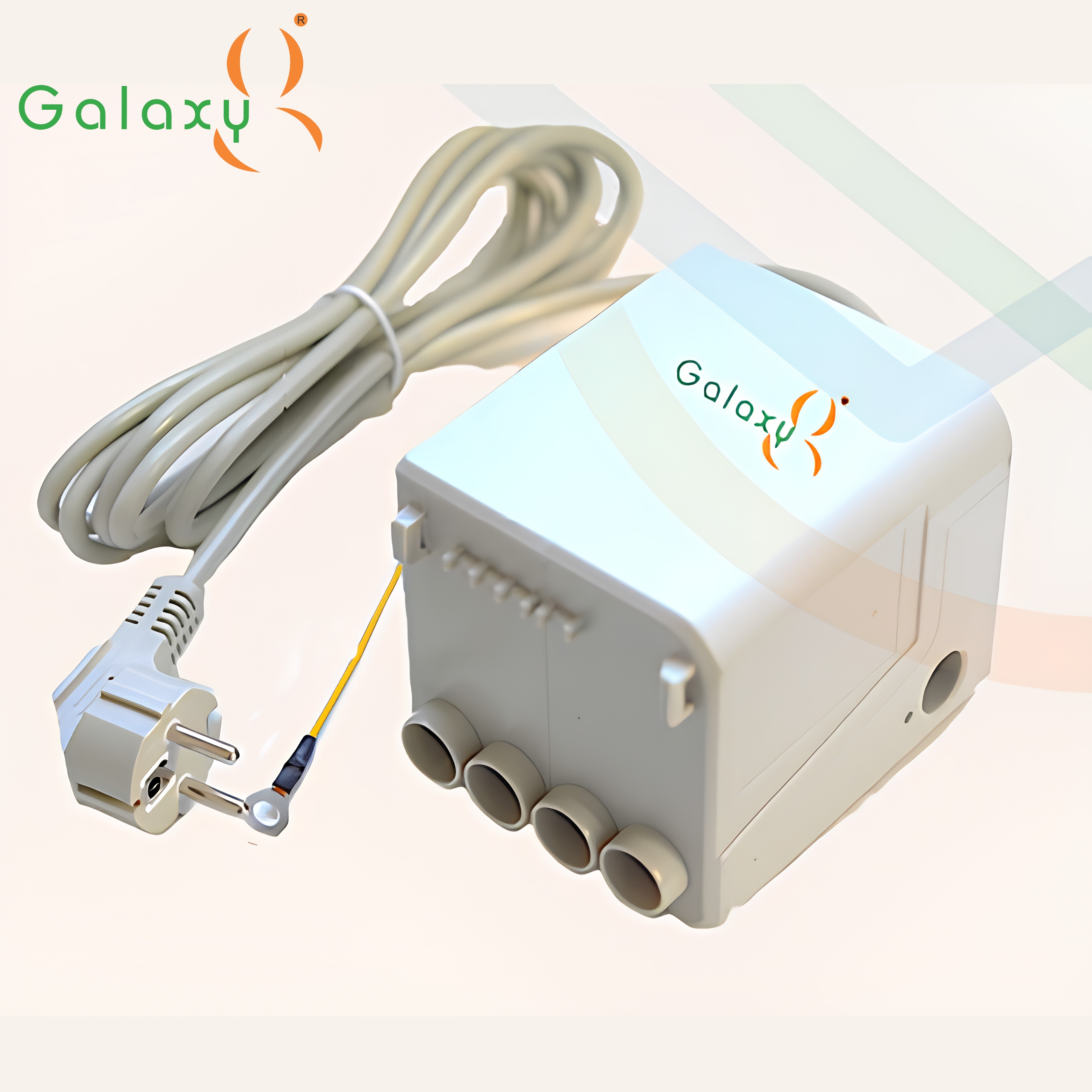 Galaxy Electric Hospital Bed Control Box with Power Adapter | 4-Motor Adjustable Medical Bed Control System | 24V DC Output | IPX6 Water Resistant | Synchronous Drive image 1
