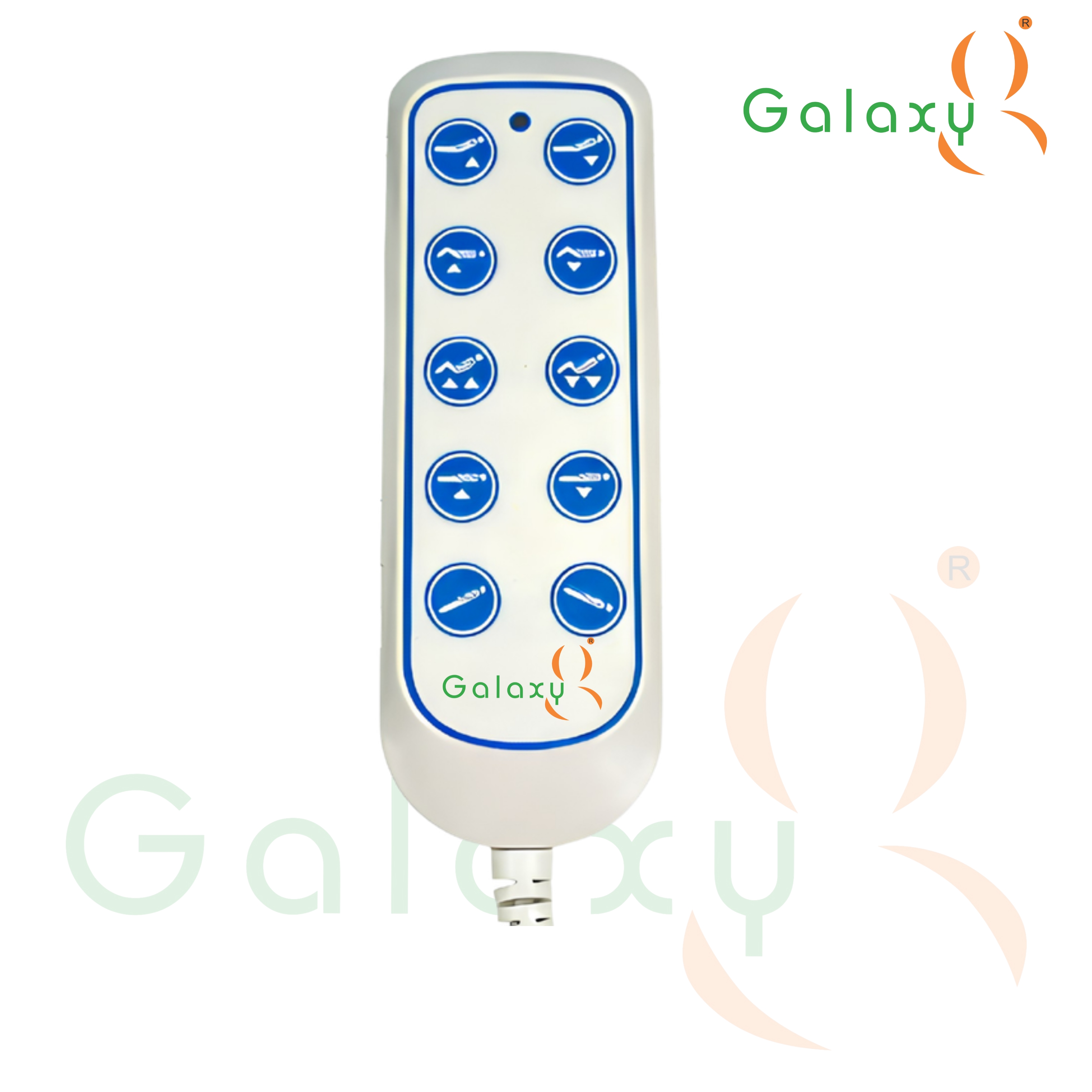 Galaxy Electric Hospital Bed Motor Kit – 4 Linear Actuator with Control Box, 10-Button Wired Remote Controller & Power Adapter for Adjustable Medical Bed image 6