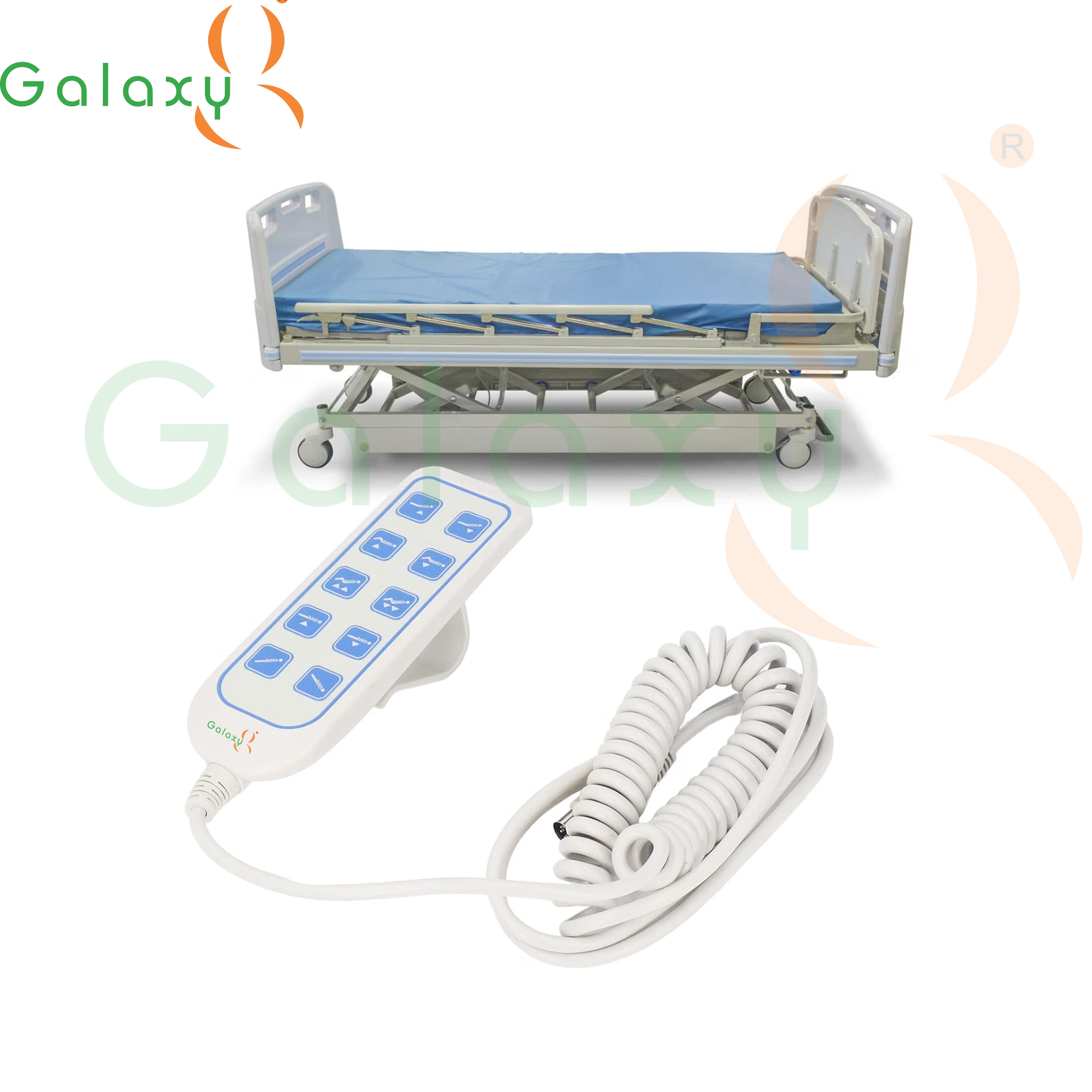Medical Hospital Adjustable Patient Bed Remote Control  Panel 10 -Button  Actuator Hand Control Linear for 4 Actuators with Permanent Magnet Construction image 5